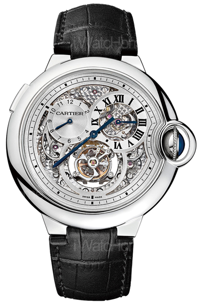 Ballon Bleu de Cartier 雙時區雙跳針陀飛輪腕錶