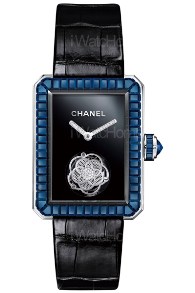 Premiere 飛行陀飛輪鑽石與藍寶石腕錶