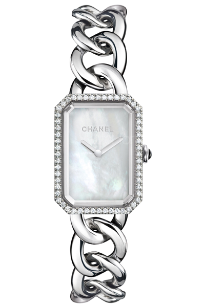 Premiere 鑽石錶殼珍珠母貝面盤腕錶