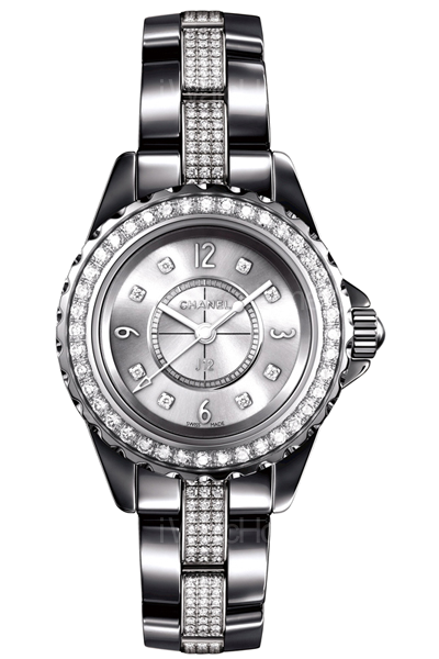 J12 Chromatic 29mm 鑽石錶圈與錶帶腕錶