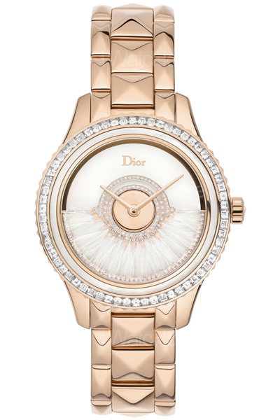 DIOR VIII Grand Bal Plume 玫瑰金羽毛腕錶