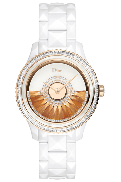 DIOR VIII Grand Bal Plume 玫瑰金羽毛腕錶