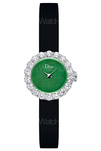 La D de DIOR Precieuse 翡翠全鑽鑽石腕錶