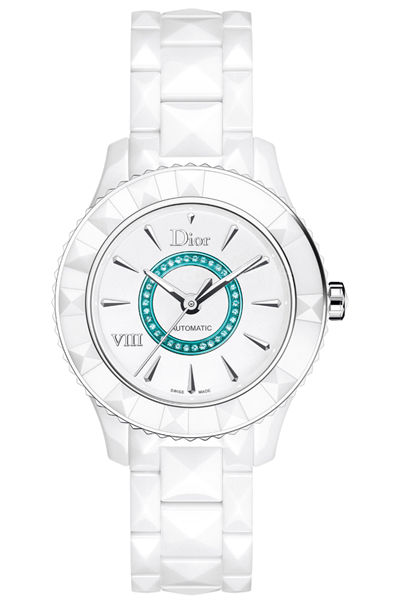 DIOR VIII 38mm 帕拉依巴碧璽內圈腕錶