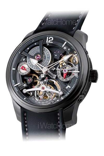 Double Tourbillon Technique Black