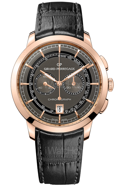 GP 1966系列手上鍊導柱輪計時碼錶