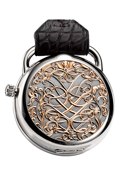 HERMES Arceau「Volutes」懷錶