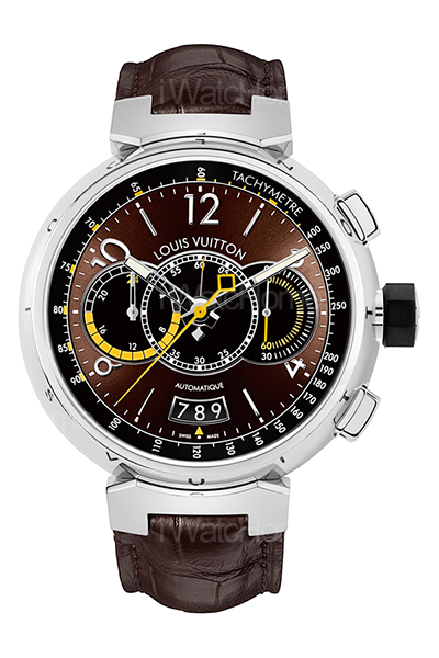 Tambour Voyagez Brown 自動計時腕錶