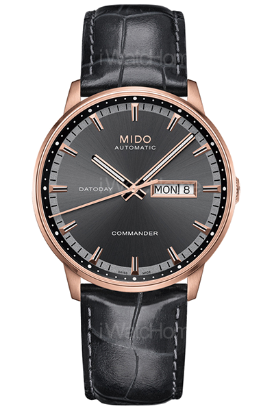 Commander Leather 香榭系列皮革男仕腕錶