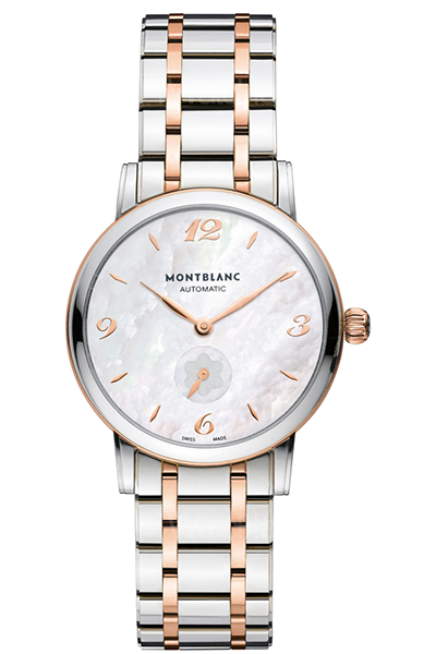 Star Classique玫瑰金雙色女用自動腕錶