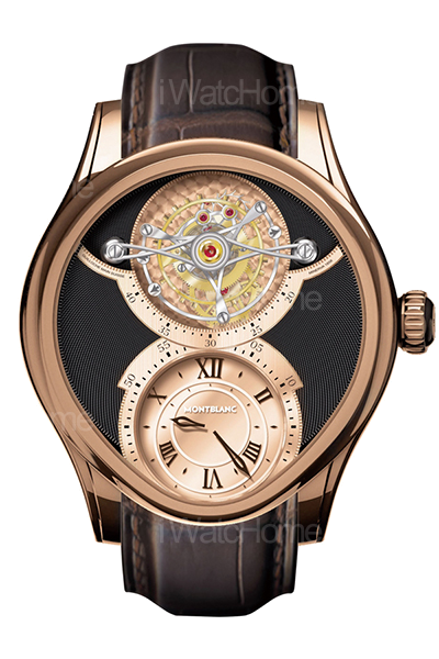 Villeret 1858玫瑰金神秘鐘陀飛輪腕錶