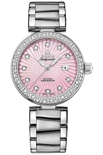 碟飛系列De Ville Ladymatic同軸34毫米腕錶