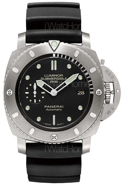 Luminor Submersible 1950 2500m 3 Days Auto Titanio