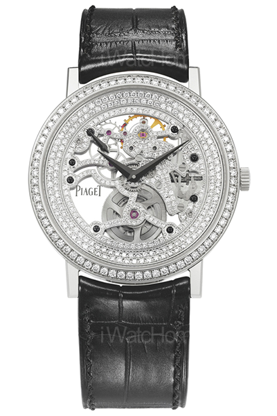 Altiplano 鏤空鑲鑽腕錶