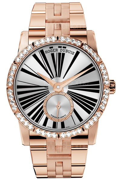 Excalibur 36玫瑰金鍊帶腕錶