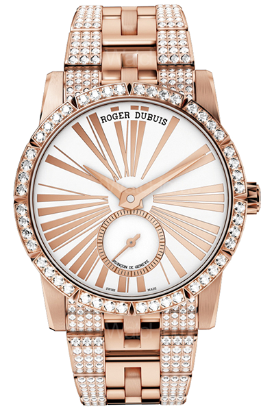 Excalibur 36玫瑰金鍊帶腕錶