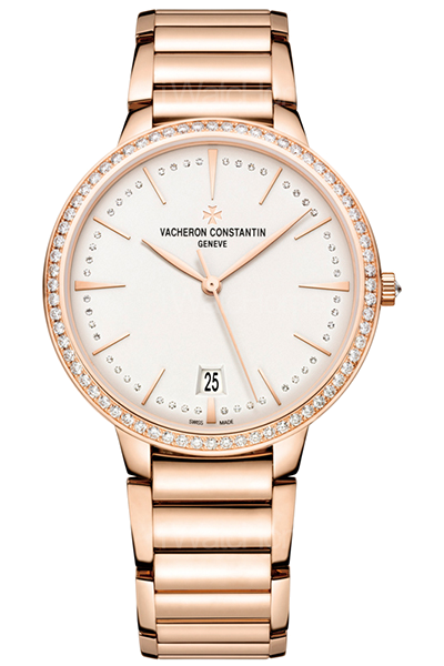 Patrimony金質鏈帶小型號腕錶