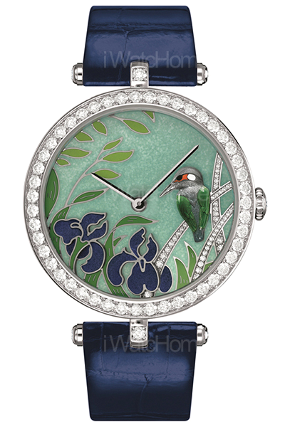 Lady Arpels martin-pecheur decor 翠鳥腕錶