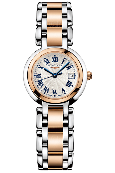 新月系列雙色金腕錶