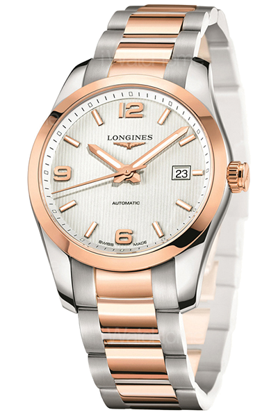 Conquest Classic 征服者經典系列雙色金男錶