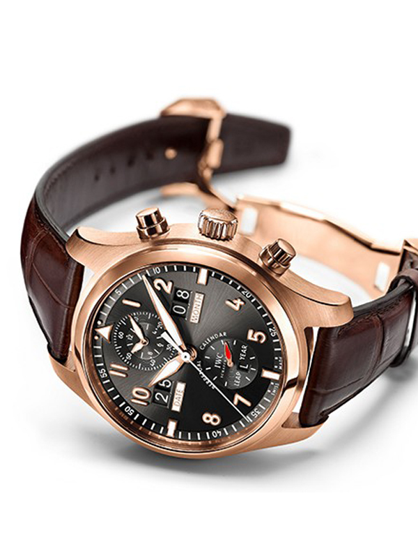 噴火戰機萬年曆數字日期-月份腕錶