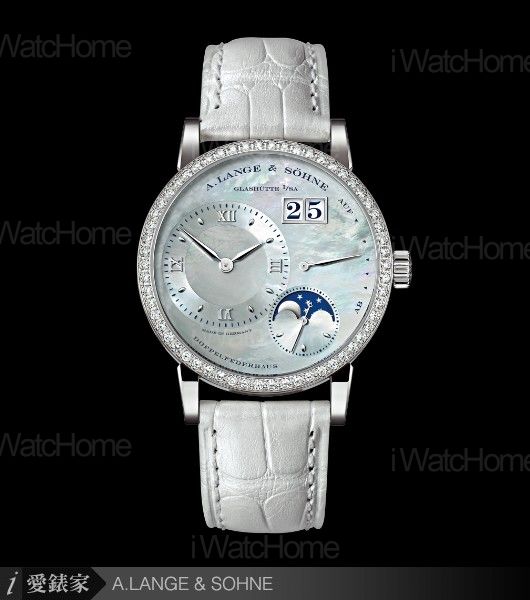 Little Lange 1 Moonphase白金鑲鑽款