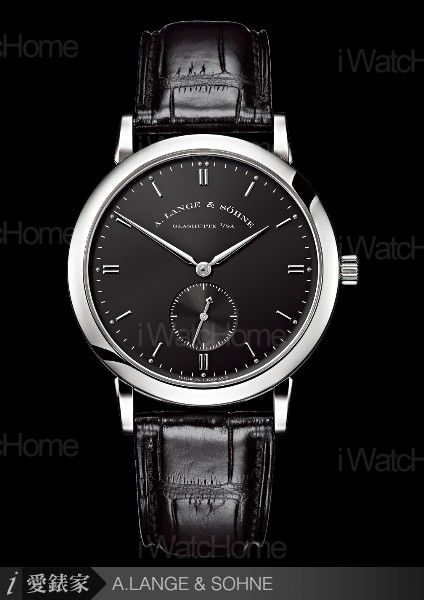 A.LANGE & SOHNE Saxonia 白金黑面盤款