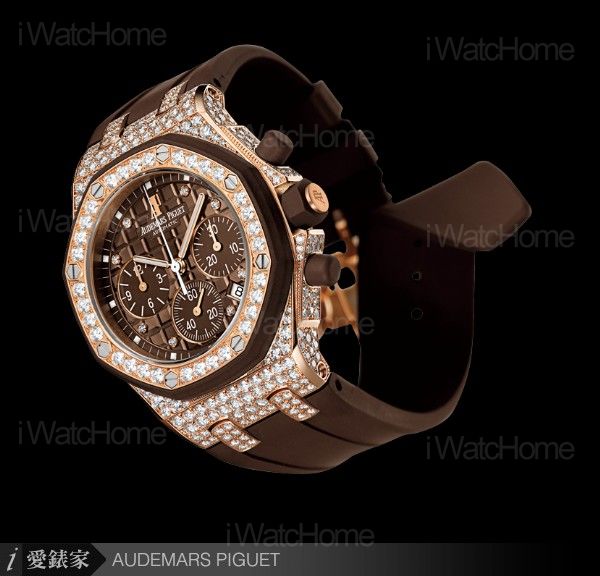 皇家橡樹離岸型女裝計時鑽錶 Ref. 26092OK