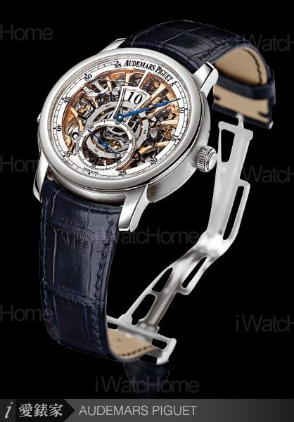 Jules Audemars鏤空跳時三問腕錶