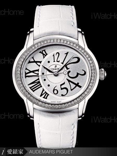 千禧系列黑白女裝自動錶77301ST