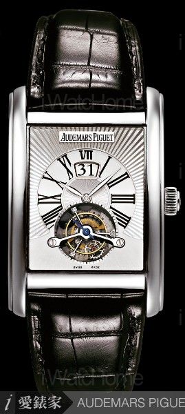 Edward Piguet大日期陀飛輪腕錶26009BC白金款