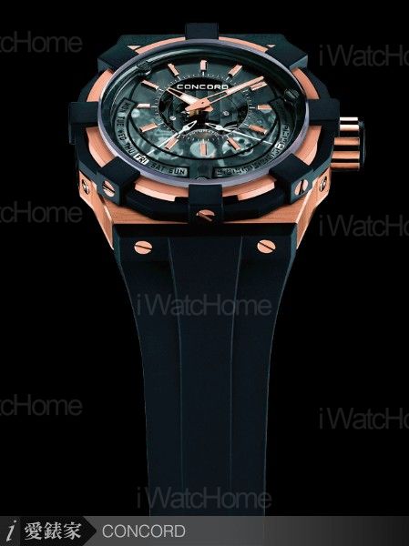 C1 BIRETROGRADE雙飛返腕錶玫瑰金款