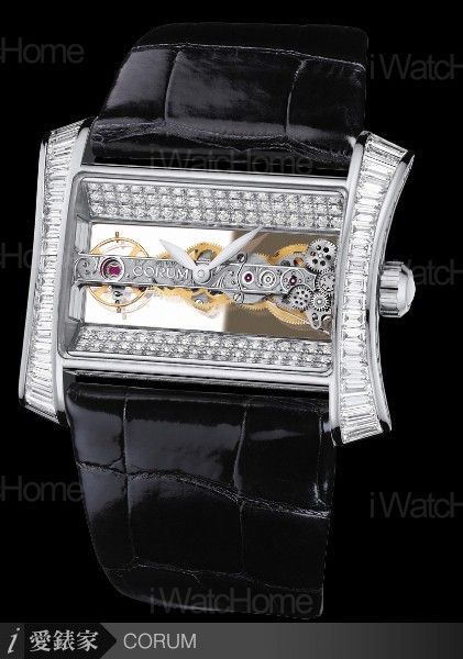 Golden Bridge Lady金橋女錶白金鑲鑽款