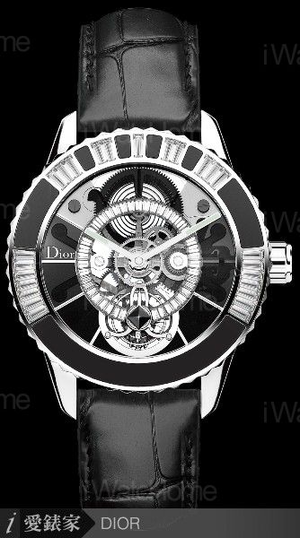 Christal Tourbillon腕錶黑水晶面盤款