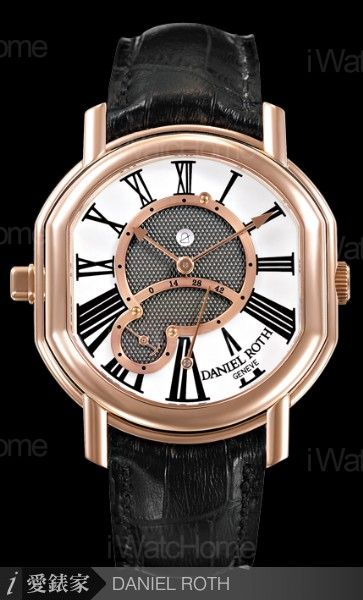 DANIEL ROTH 三問腕錶玫瑰金款