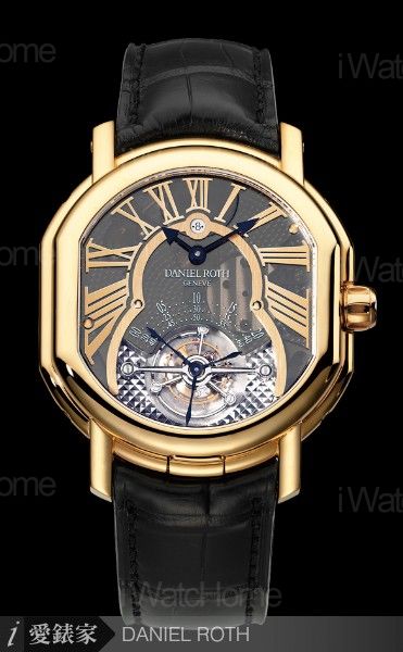 DANIEL ROTH 8日鍊陀飛輪萬年曆腕錶黃金款