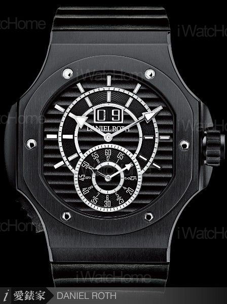 DANIEL ROTH Endurer 剛毅勇者腕錶鍍黑精鋼款