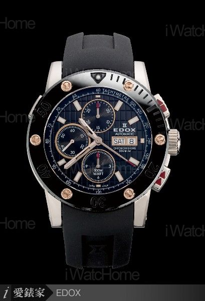 EDOX Class-1 自動潛水計時碼錶陶瓷錶圈款