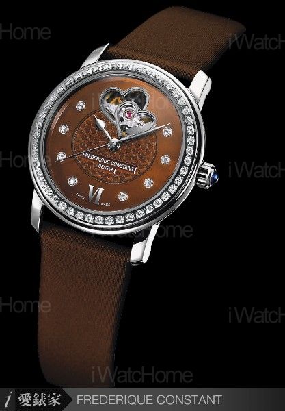 Persuasion Double Heart雙心跳女用鑽錶Ref. FC-310CDHB2PD6