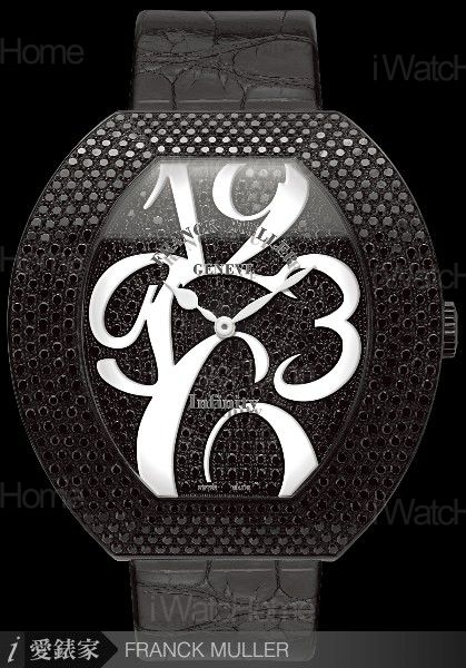 FRANCK MULLER Infinity Curvex全鑲鑽腕錶黑鑽面款