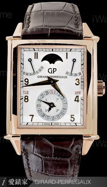 GIRARD-PERREGAUX Vintage1945時間等式萬年曆玫瑰金款