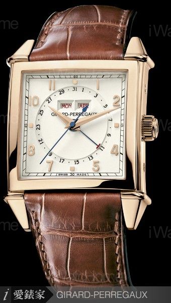 Vintage 1945三曆錶玫瑰金款