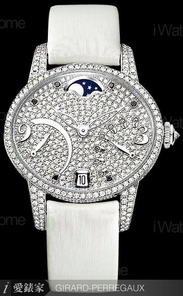 Cat's Eye Bi-retro雙逆跳鑽錶白金鑽面款