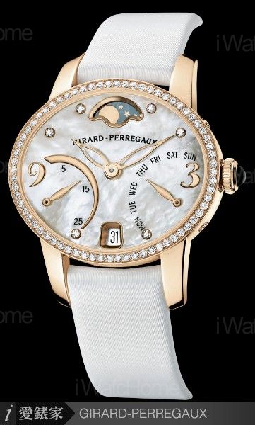 Cat's Eye Bi-retro雙逆跳腕錶玫瑰金款