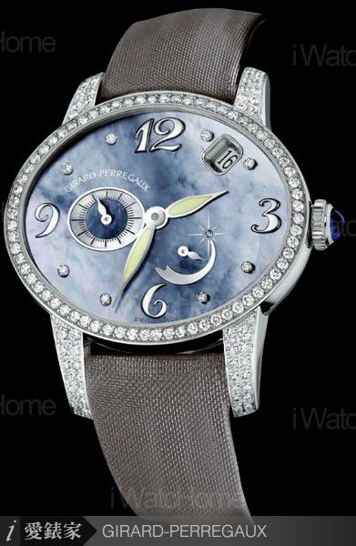 Cat's Eye儲能腕錶白金鑲鑽款