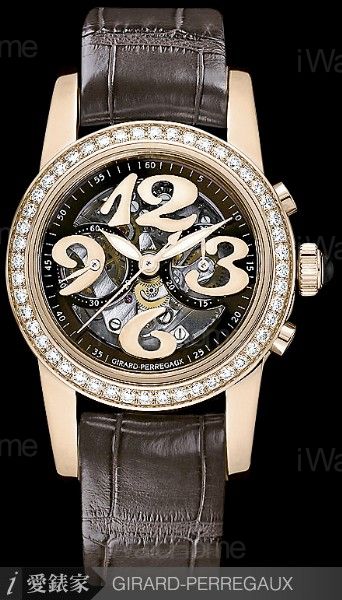 Richeville Lady Chronograph仕女計時碼錶腕錶玫瑰金款