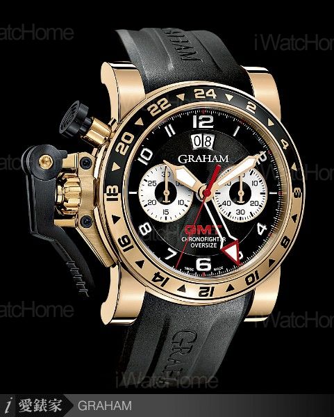 Chronofighter Oversize GMT Gold Big Date玫瑰金款