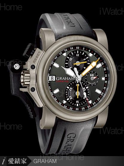 Chronofighter Oversize Airwing Gun Metal槍鋼特別款