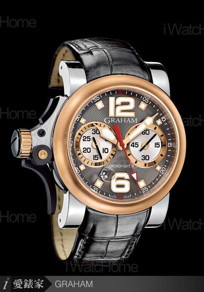 Chronofighter R.A.C. Trigger 導柱輪大錶冠Trigger版玫瑰金精鋼雙色款