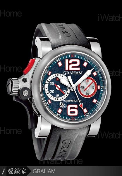 Chronofighter R.A.C. Trigger 導柱輪大錶冠Trigger紅扳機款